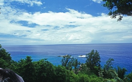 View From Mahe Seychelles