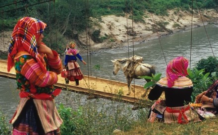 Flower Hmong Girls, Bridge