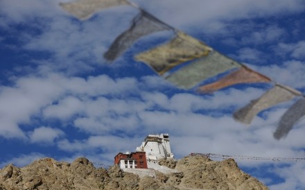 Monastery Prayer Flags Ladahk