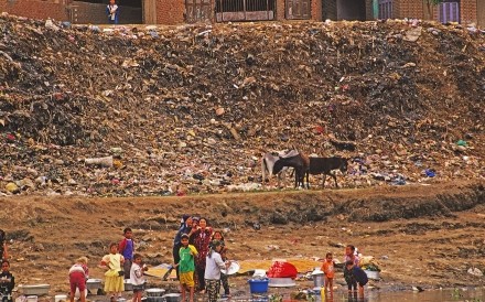 Nile River Bank Pollution