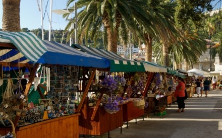 Souvenir Stalls Lavender Hvar Croatia 84