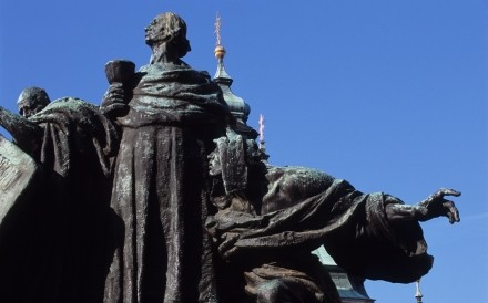 Statue 2 Main Square Prague