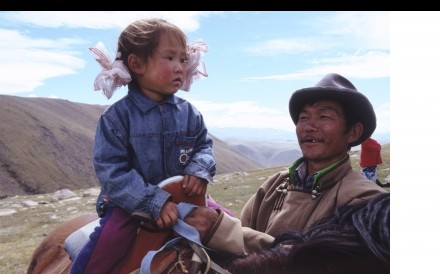 Mongolian Girl Altai Mountains