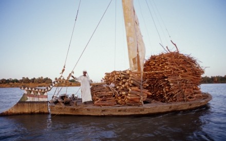 Boat On Nile Sudan