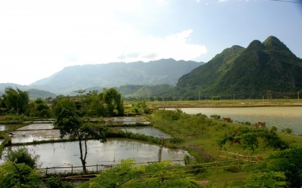 Landscape Lake Mai Chau